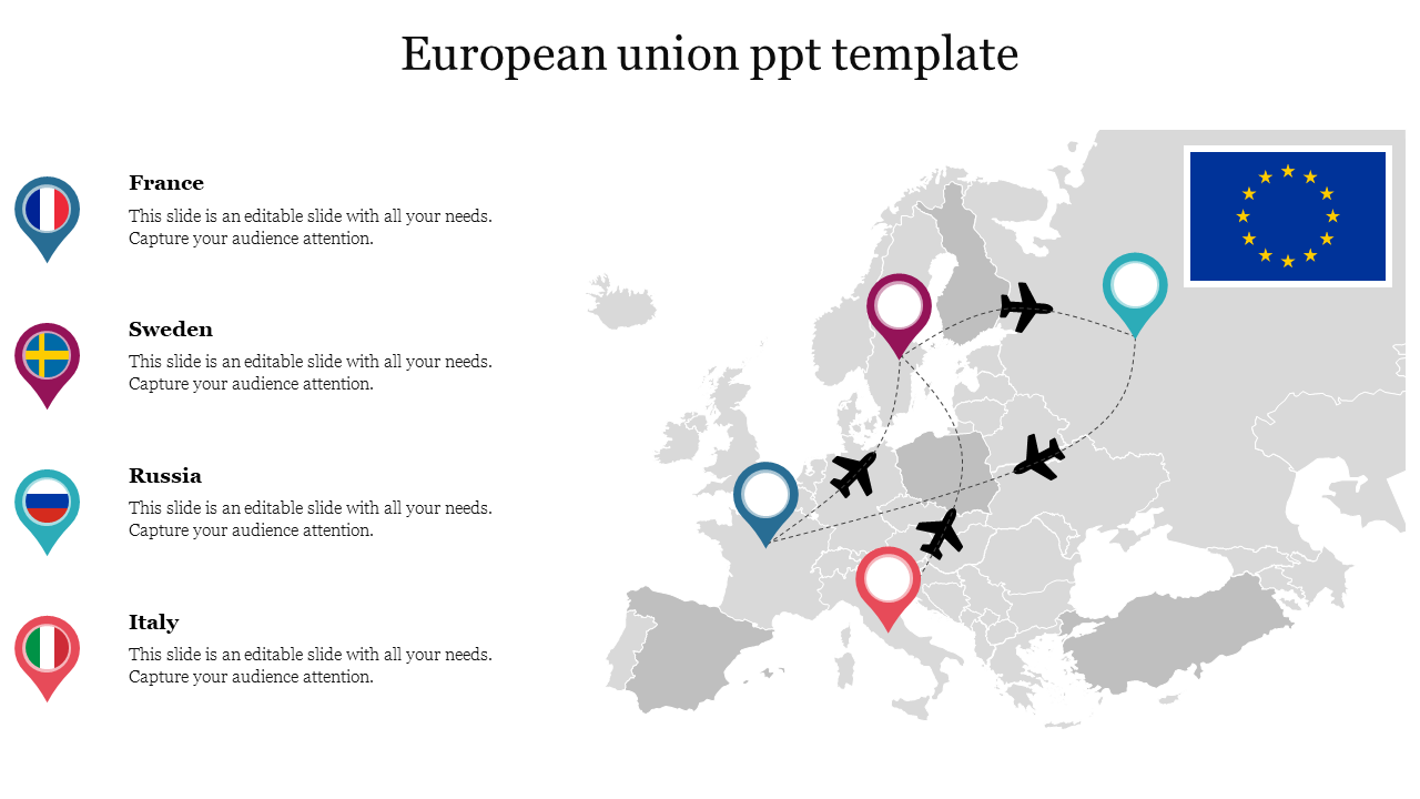 European union ppt template